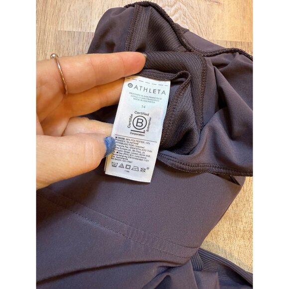 ATHLETA Brooklyn Ankle Pants Dusk Violet size 14 - Picture 4 of 10